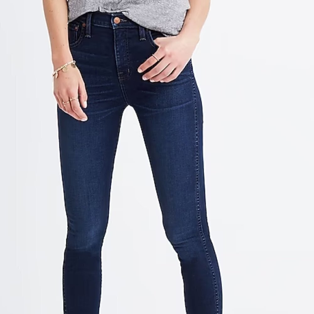EC Madewell 10" High-Rise Skinny Jeans - Size 26 - Dark Wash